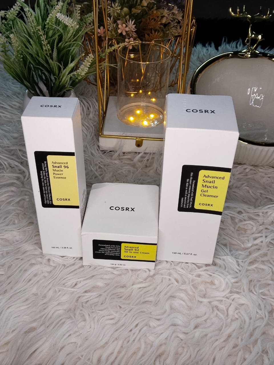 COSRX Snail Care Bundle – Cleanser, Essence & Cream