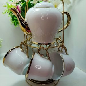 14-Piece Fine Ceramic Tea & Coffee Set. Crafted from high-quality fine ceramics