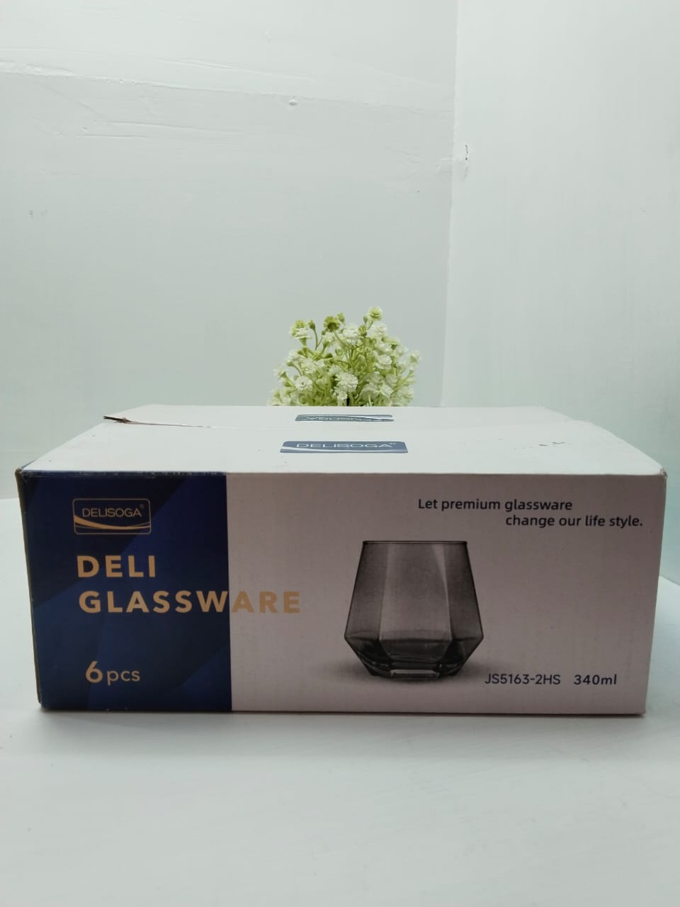 Deli Glassware Colored 6-Piece Set (340ml) - Image 2