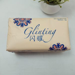 Glinting 5 Ply Facial Tissue – 300 Sheets Soft Pack | Car Tissue Refill, Disposable Facial Tissues